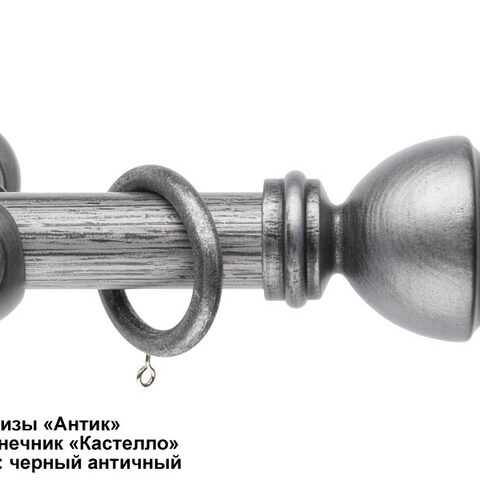 Деревянные круглые карнизы Антик. Фотография #7
