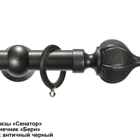 Эксклюзивные латунные карнизы Сенатор. Фотография #3
