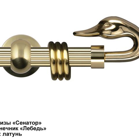 Эксклюзивные латунные карнизы Сенатор. Фотография #7
