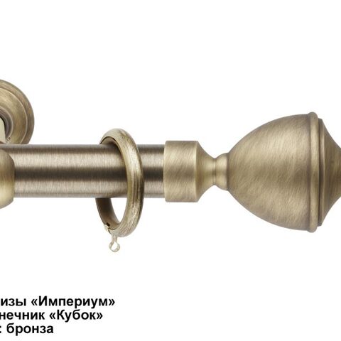 Эксклюзивные латунные карнизы Империум. Фотография #10