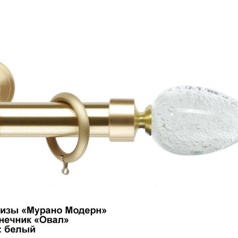 Эксклюзивные латунные карнизы Мурано Модерн. Фотография #12