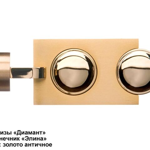 Эксклюзивные латунные карнизы Диамант. Фотография #3