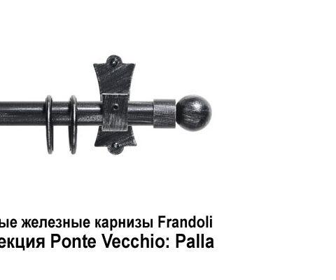 Кованые железные карнизы Frandoli Class Iron и Ponte Vecchio. Фотография #31