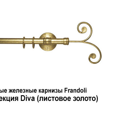 Кованые железные карнизы Frandoli Dei dell'Olimpo, Fregio, Merletti. Фотография #19