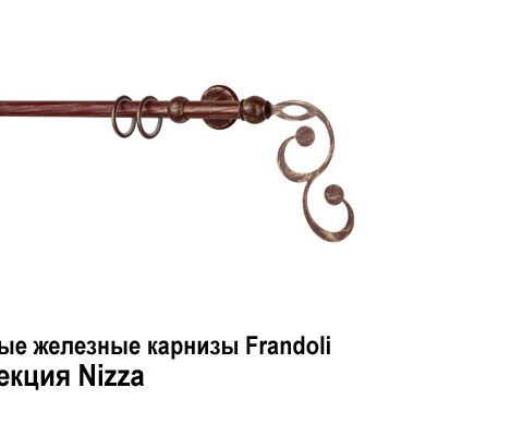 Кованые железные карнизы Frandoli Barocco, Provenca. Фотография #8