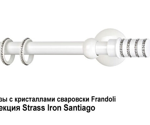Карнизы Diamond и Strass Iron с кристаллами сваровски. Фотография #13