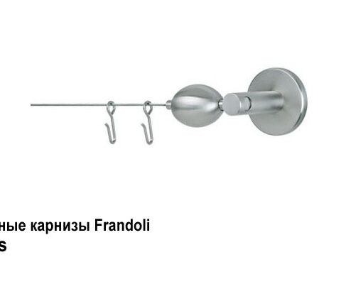 Струнные карнизы Frandoli для декоративного оформления окна. Фотография #3