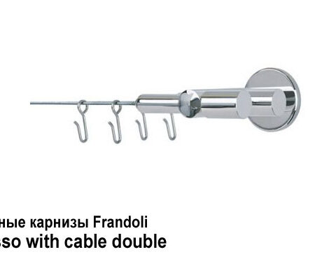 Струнные карнизы Frandoli для декоративного оформления окна. Фотография #15